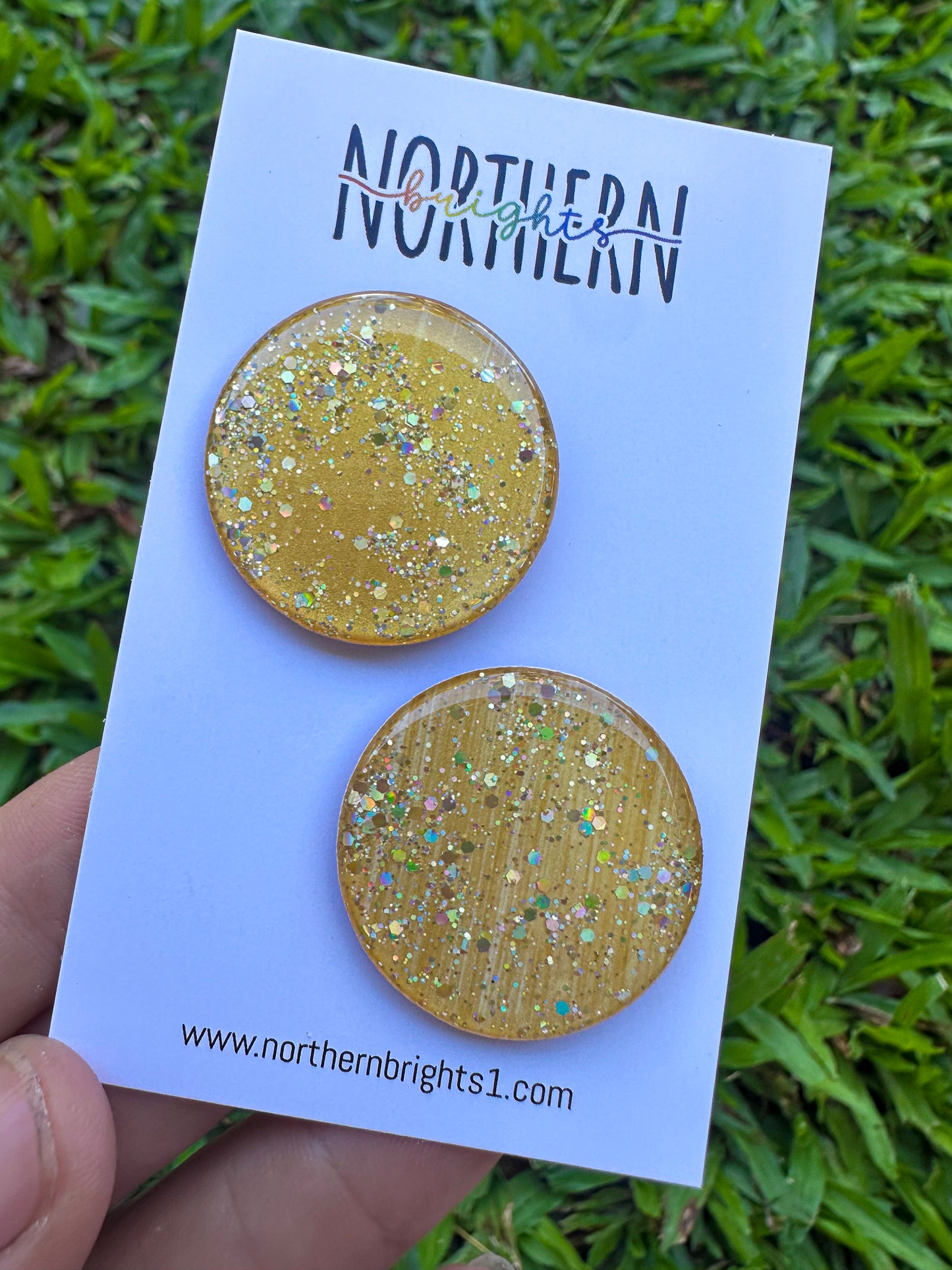 Rachel Studs - Christmas Gold