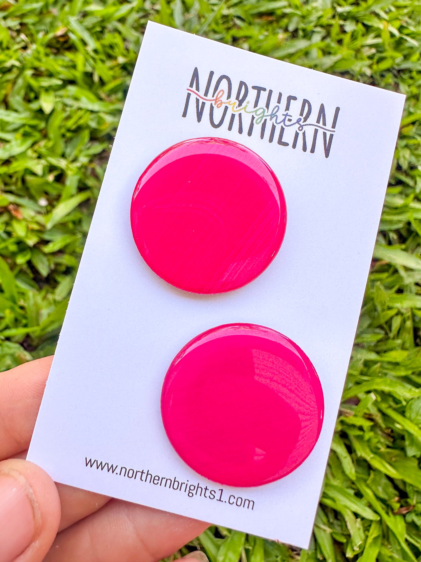 Rachel Studs - Christmas Pink