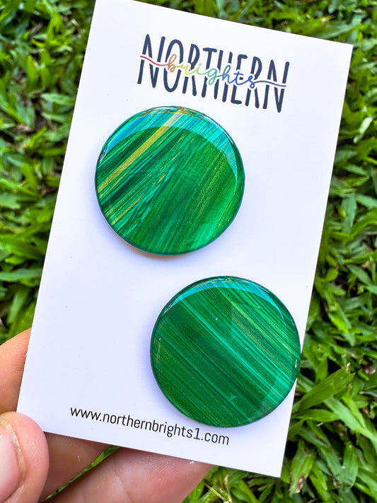 Rachel Studs - Christmas Green